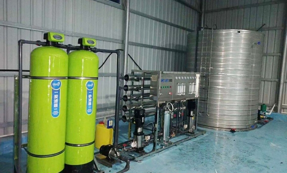 消毒厂1吨双级反渗透纯化水设备